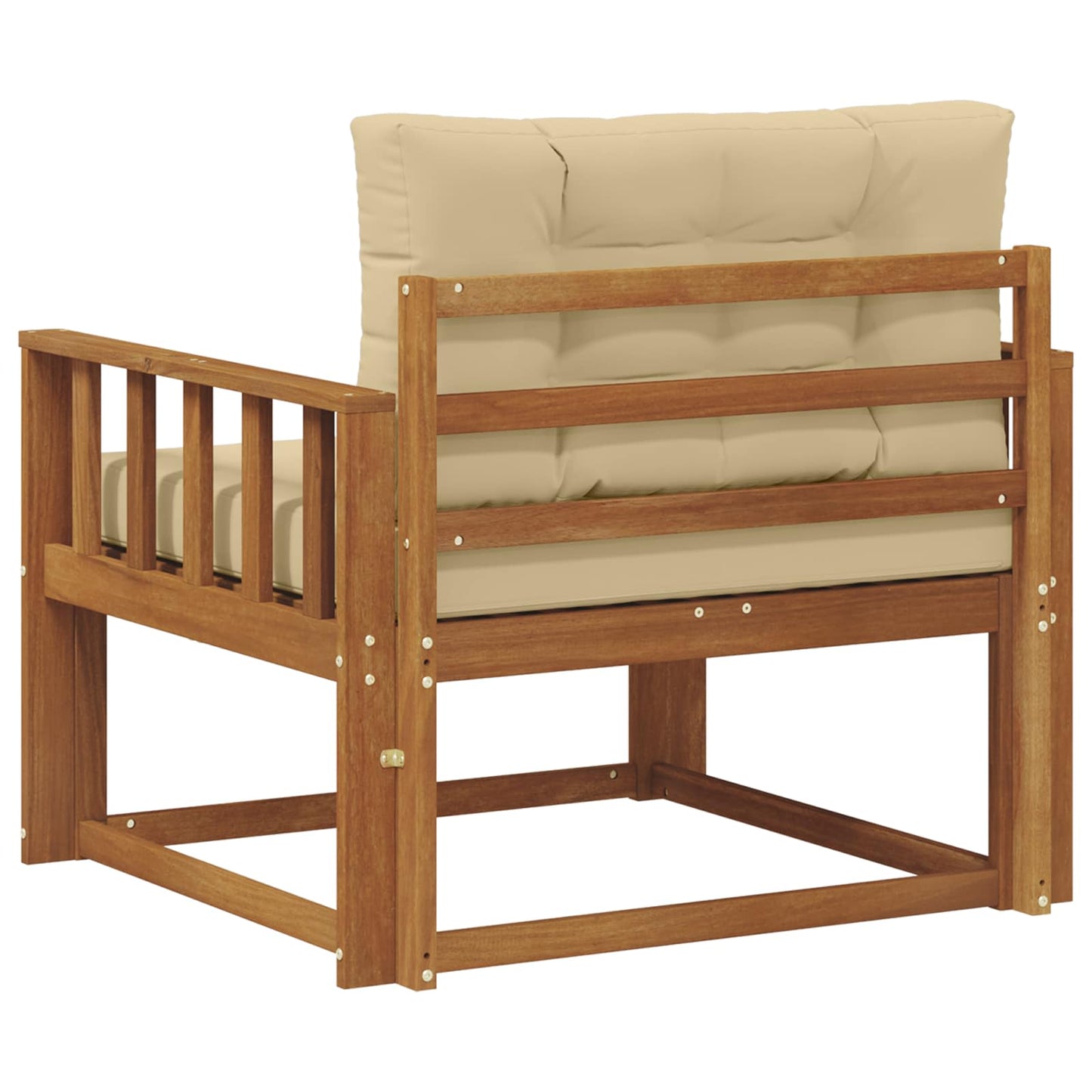 Udendørs Mellem Sofa Naturfarvet