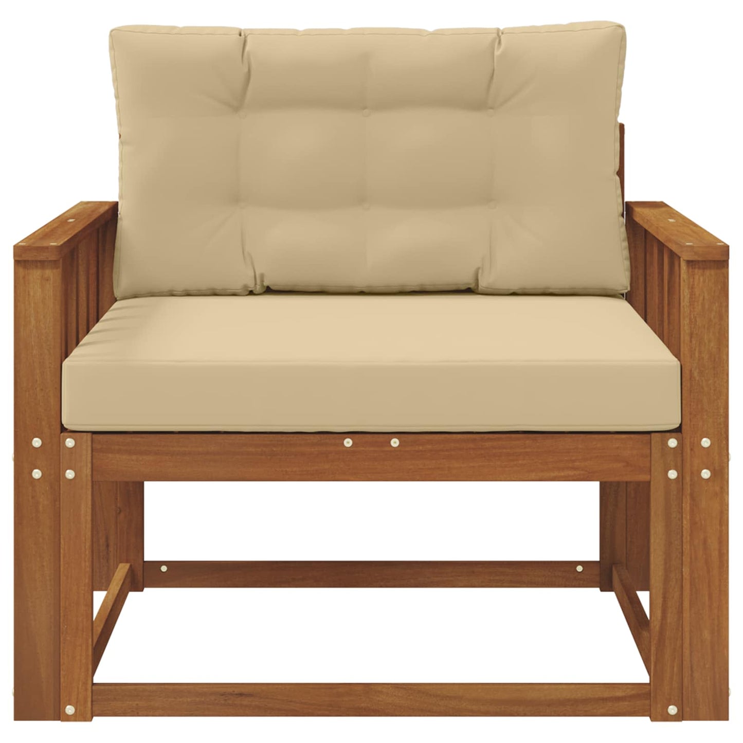 Udendørs Mellem Sofa Naturfarvet