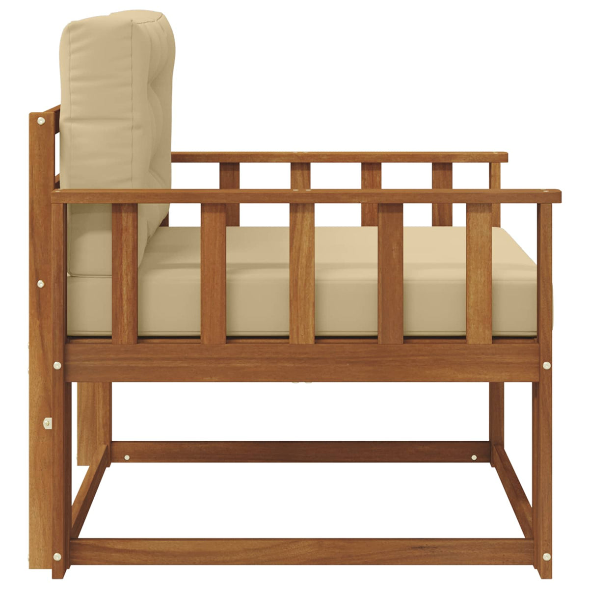 Udendørs Mellem Sofa Naturfarvet