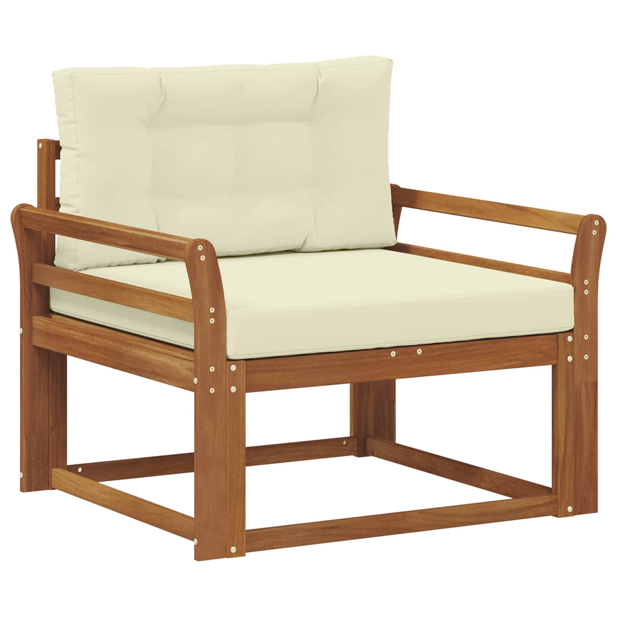 Udendørs Mellem Sofa Naturfarvet