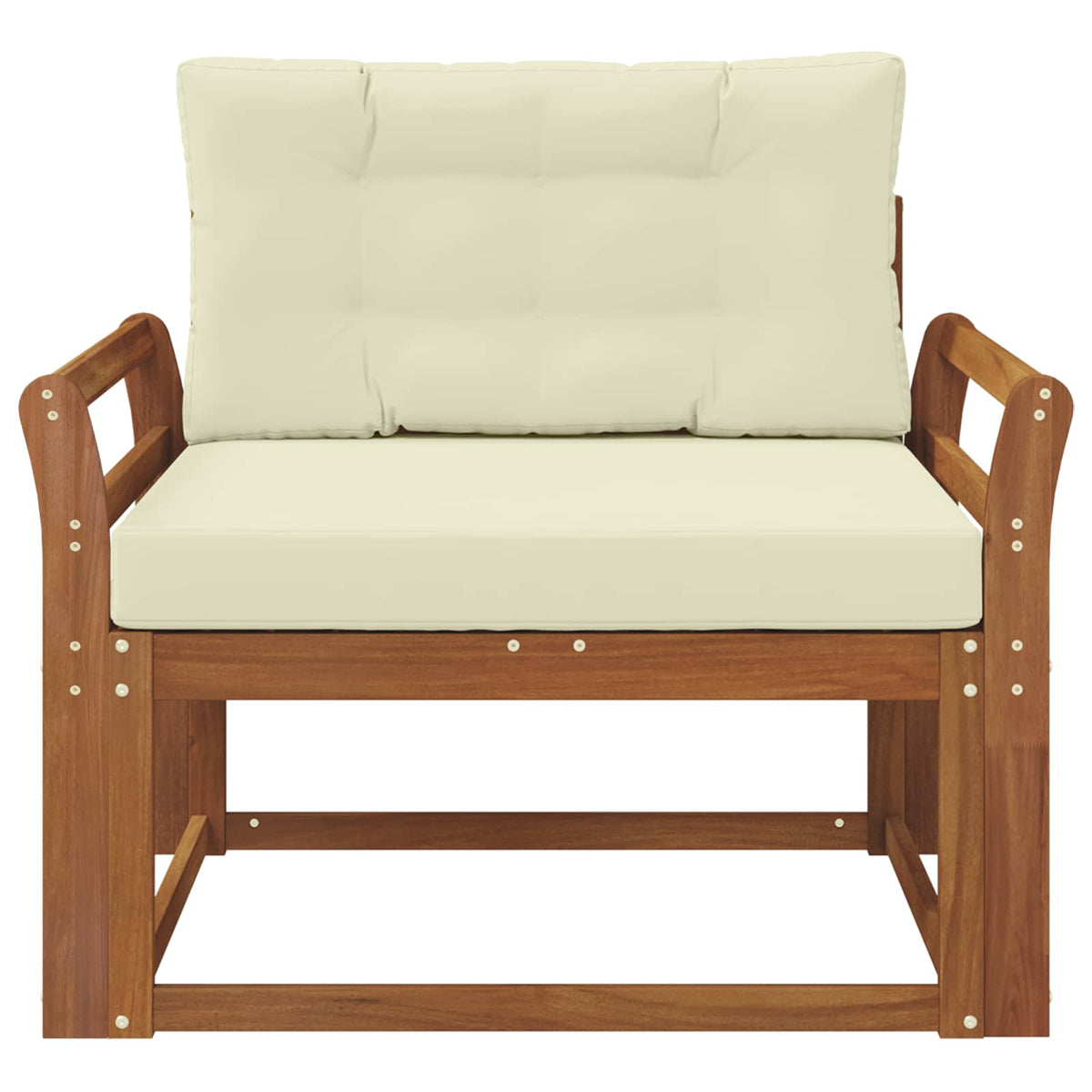 Udendørs Mellem Sofa Naturfarvet