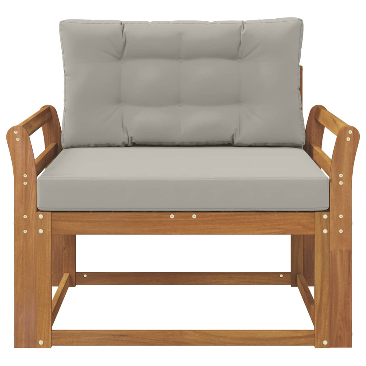 Udendørs Mellem Sofa Naturfarvet