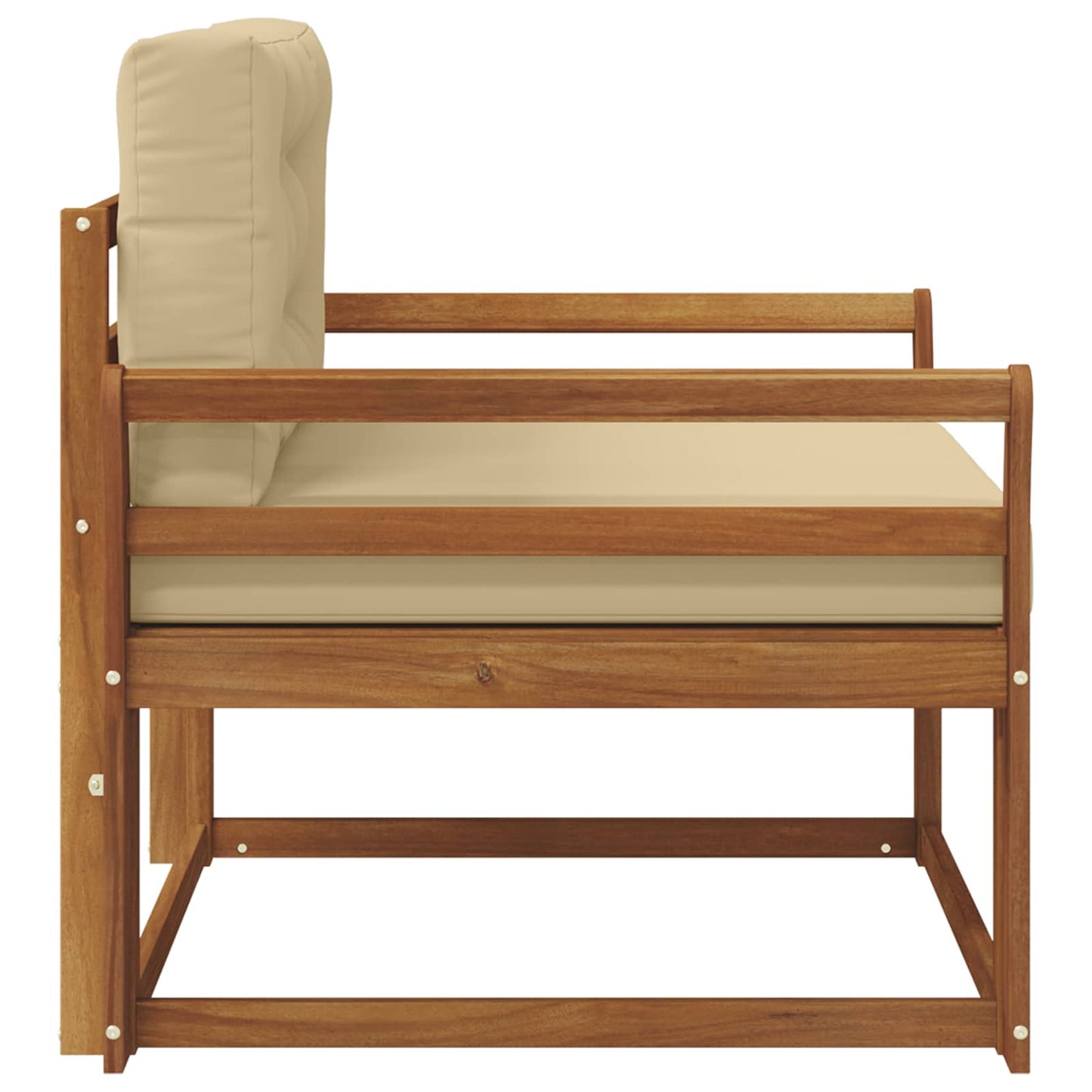Udendørs Mellem Sofa Naturfarvet