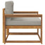 Udendørs Mellem Sofa Naturfarvet