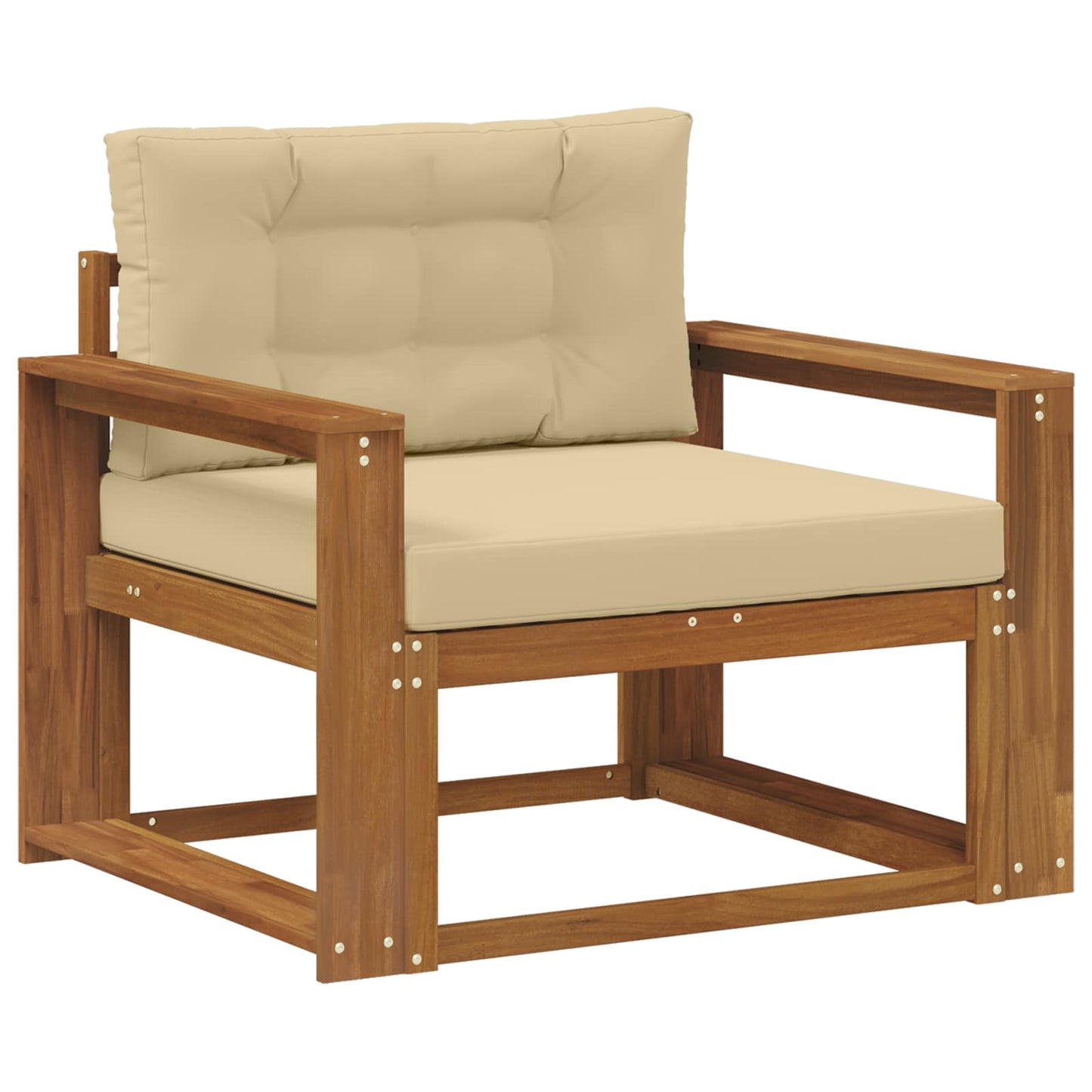 Udendørs Mellem Sofa Naturfarvet
