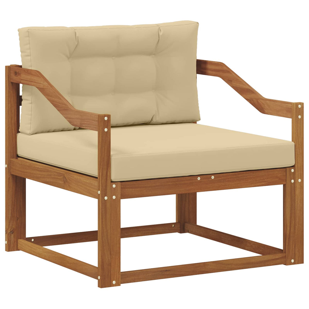 Udendørs Mellem Sofa Naturfarvet