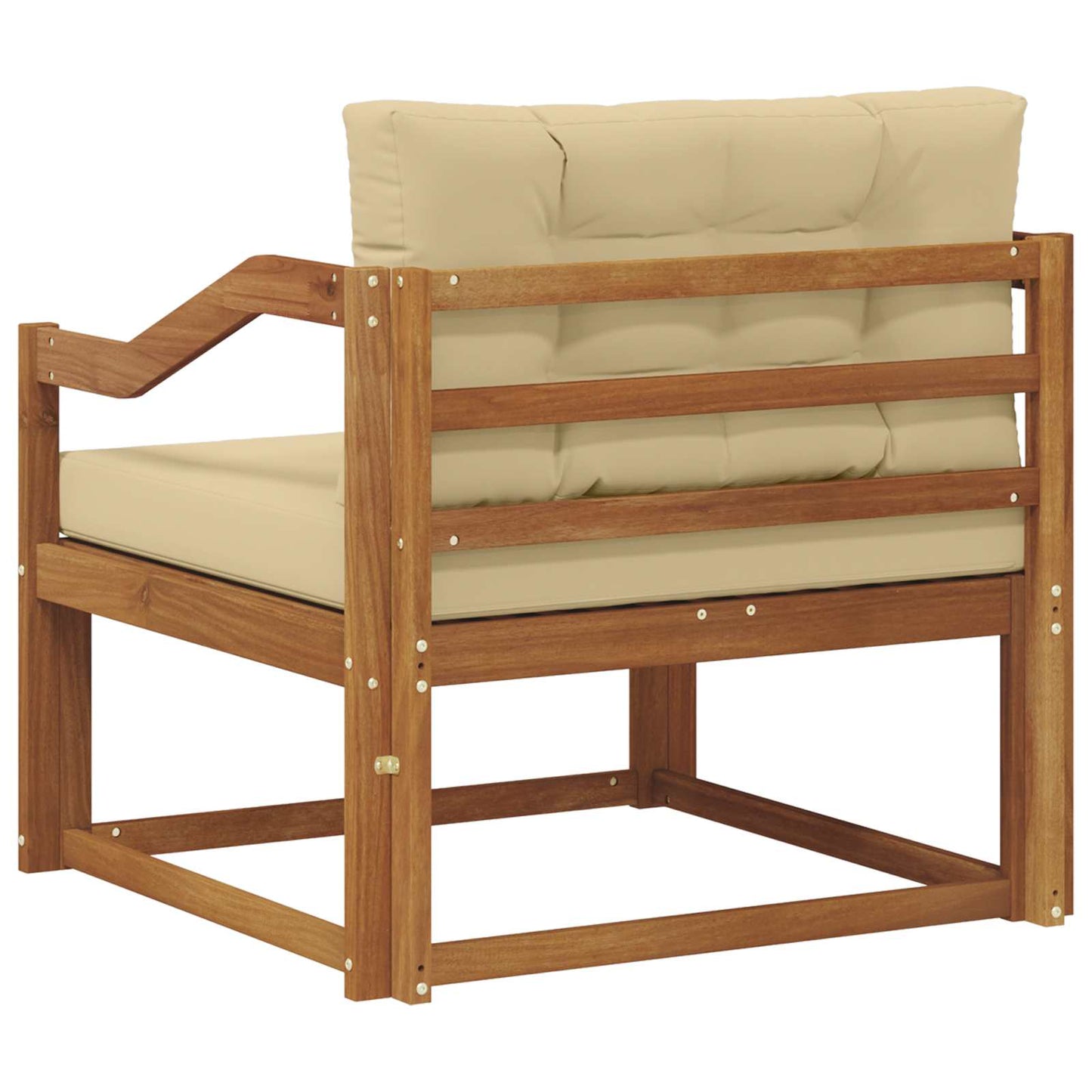 Udendørs Mellem Sofa Naturfarvet