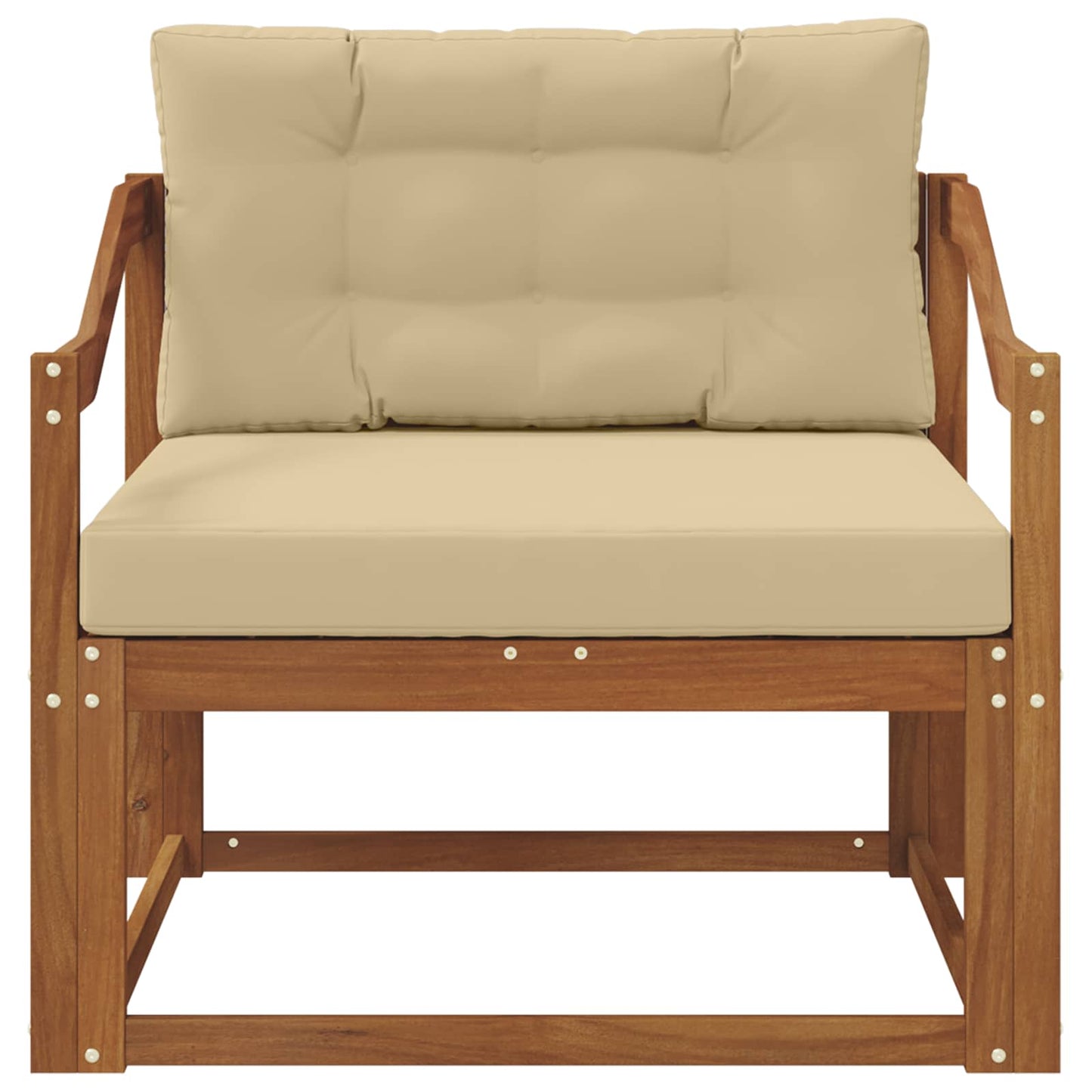 Udendørs Mellem Sofa Naturfarvet