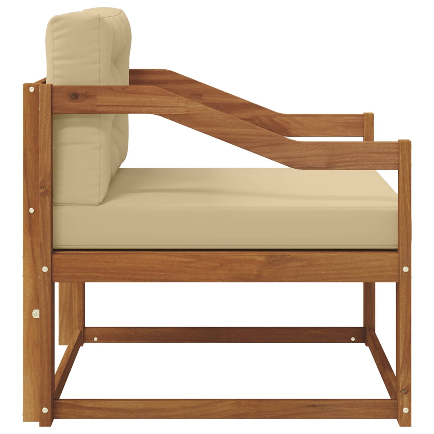 Udendørs Mellem Sofa Naturfarvet