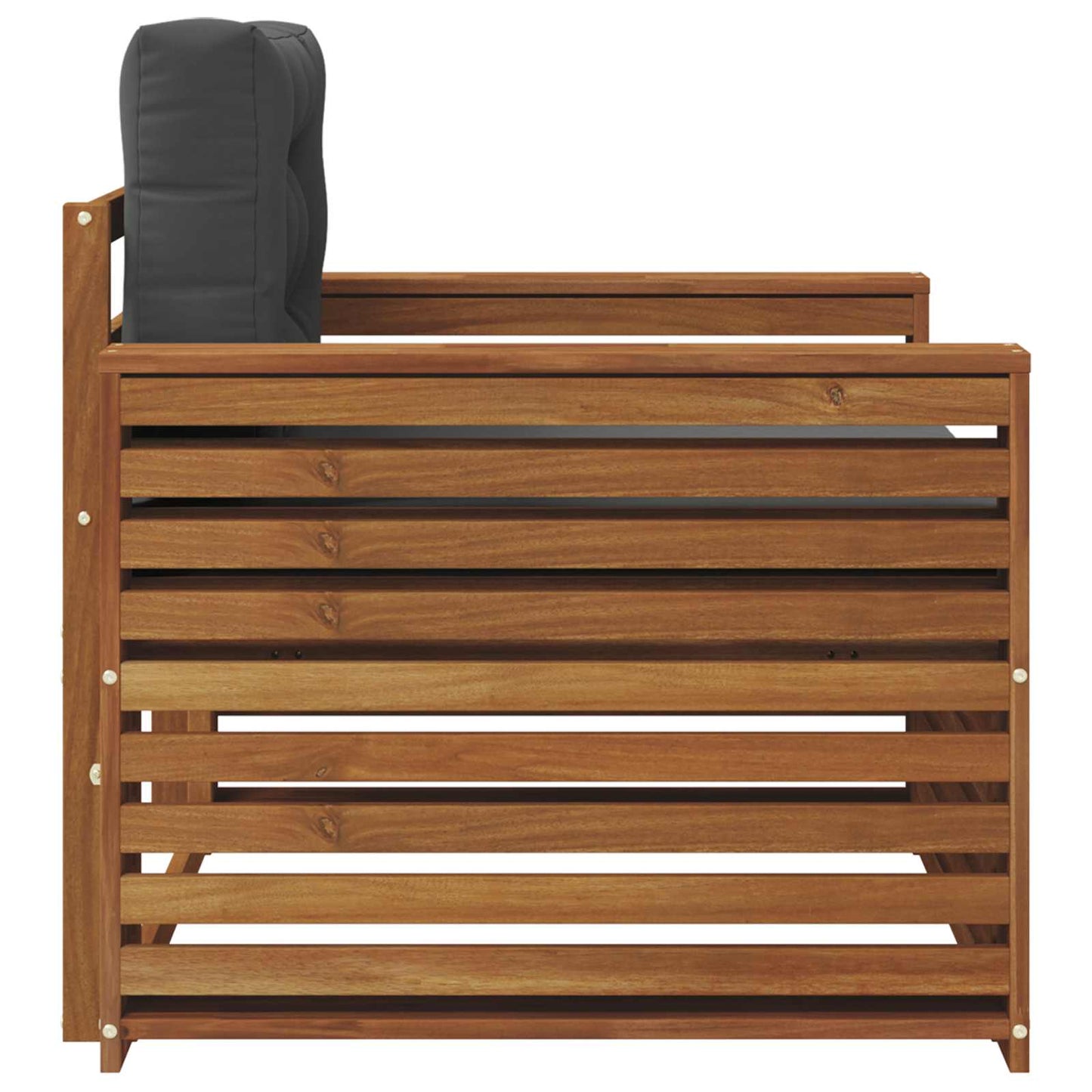 Udendørs sofa Soli Akacietræ og polyester Naturlig og Antracit
