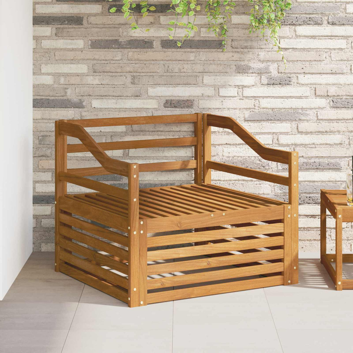 Udendørs sofa Naturfarvet