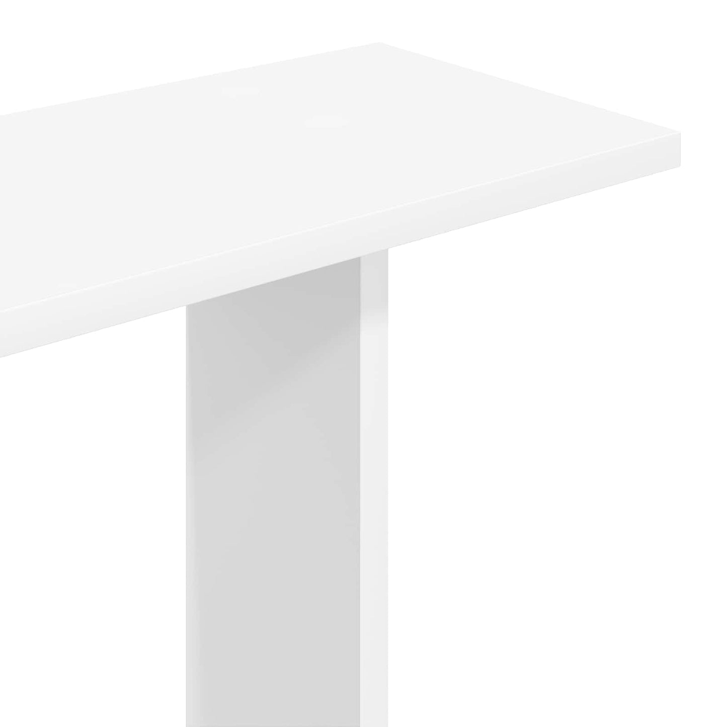 Væghylde Vægmonteret Hvid 100 x 20 x 75 cm Konstrueret træ