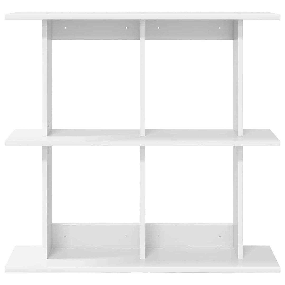 Væghylde Vægmonteret Hvid 100 x 20 x 75 cm Konstrueret træ