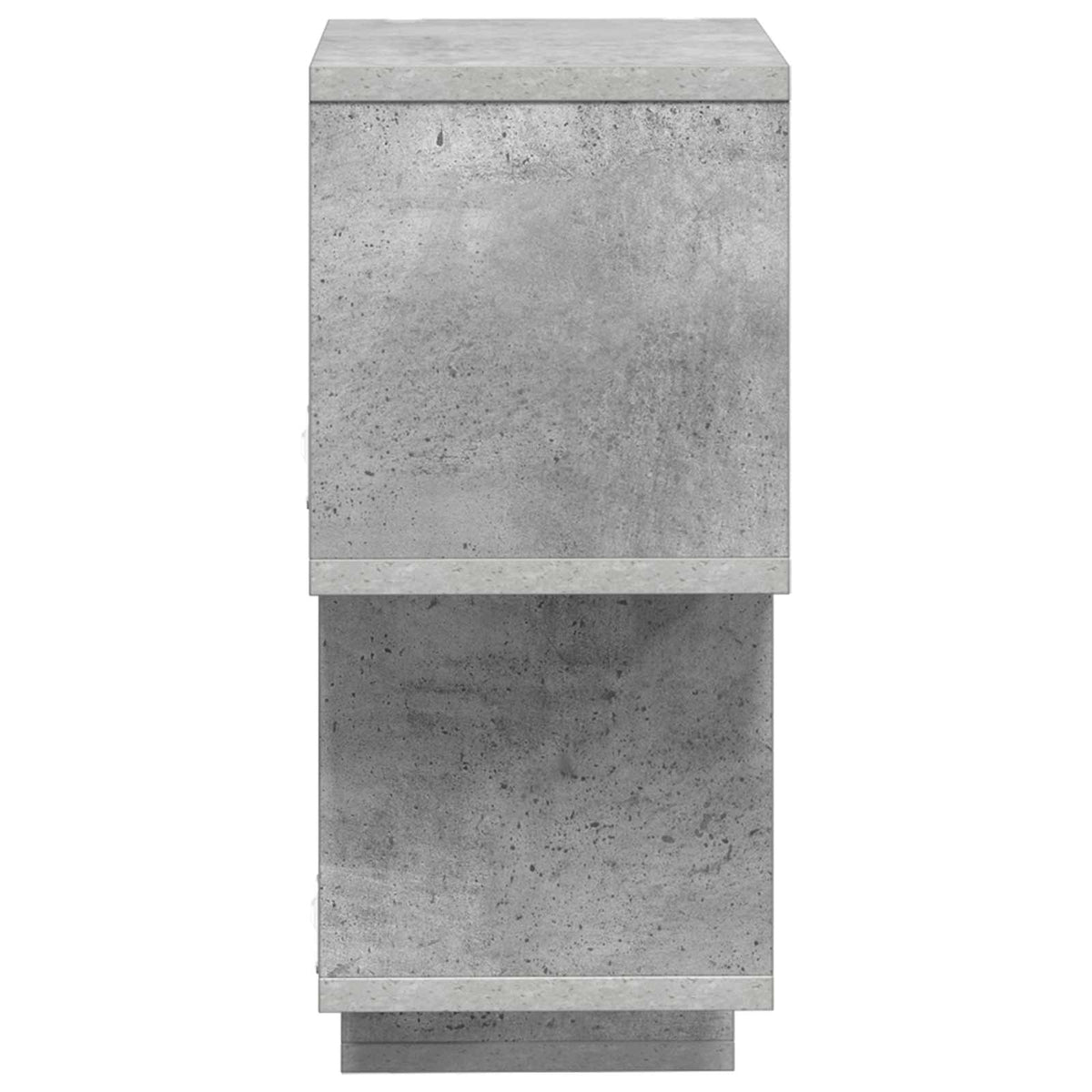 Svævende hylde Vægmonteret Betongrå 87 x 20 x 55 cm