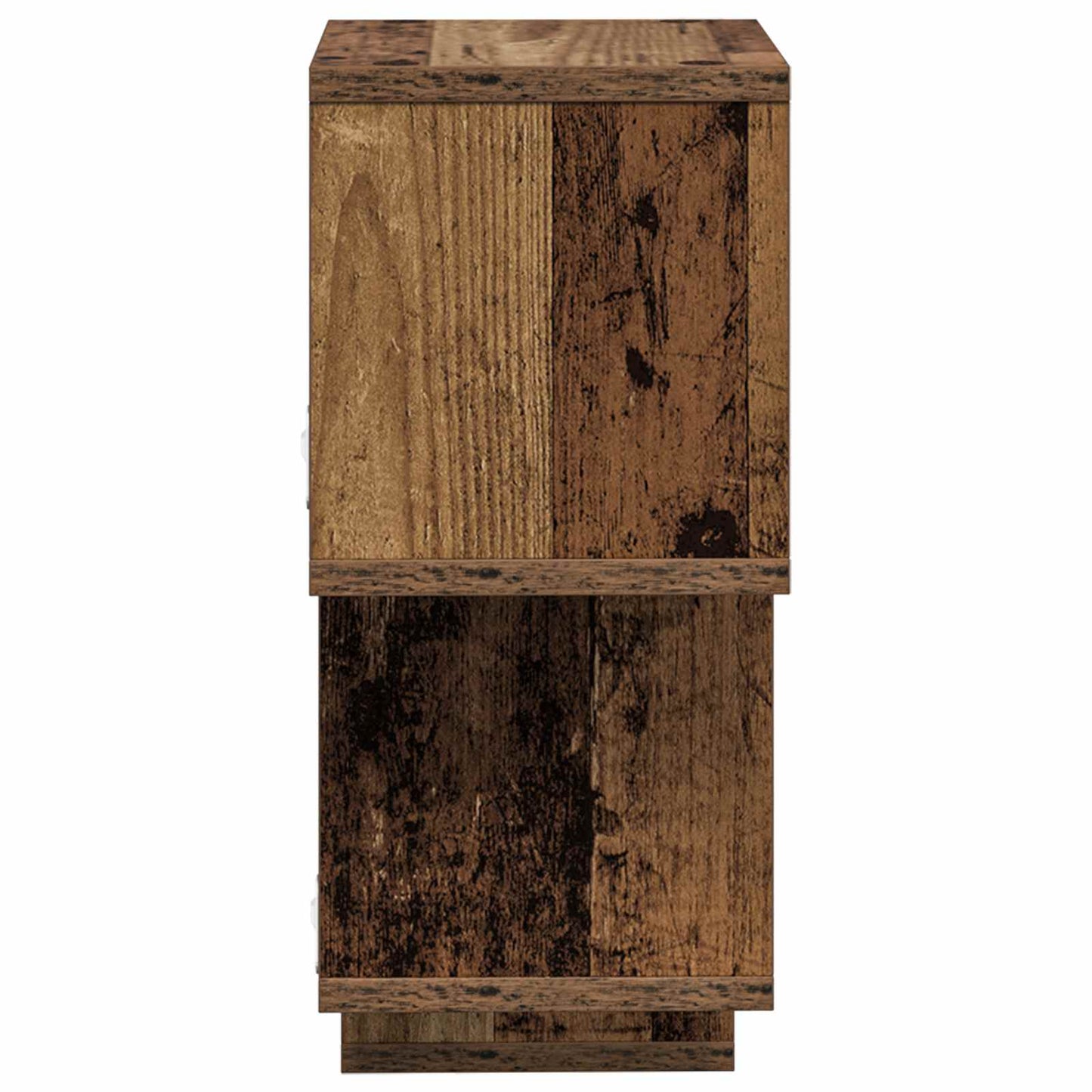 Svævende hylde Vægmonteret Gammelt træ 87 x 20 x 55 cm