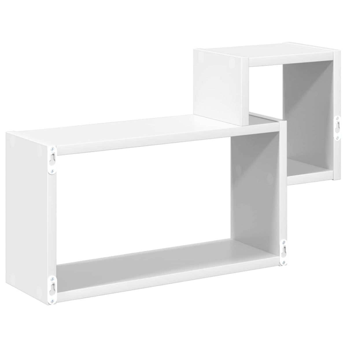Væghylde Vægmonteret Hvid 55 x 15 x 35 cm Konstrueret træ