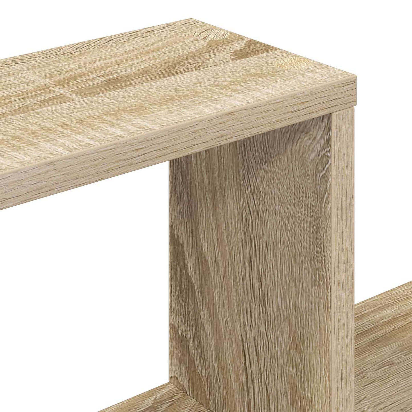 Væghylde Vægmonteret Sonoma-eg 55 x 15 x 35 cm Konstrueret træ