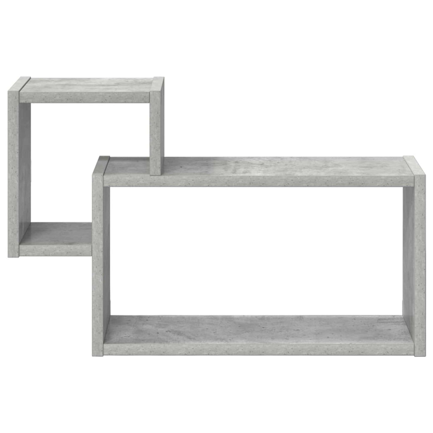 Væghylde Vægmonteret Betongrå 55 x 15 x 35 cm Konstrueret træ