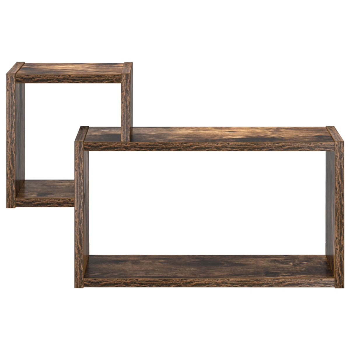 Væghylde Vægmonteret Røget eg 55 x 15 x 35 cm Konstrueret træ