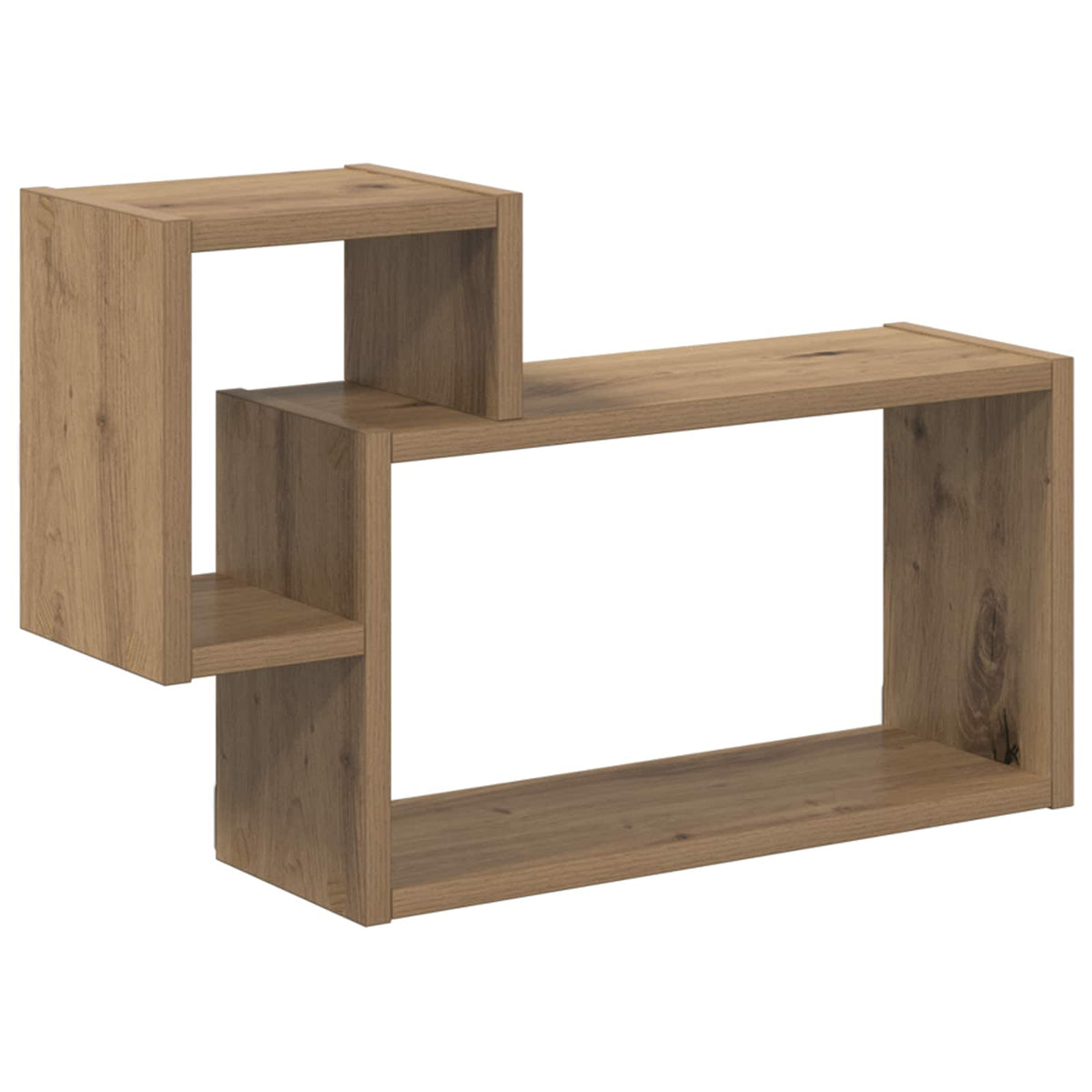 Væghylde Vægmonteret Artisan-eg 55 x 15 x 35 cm Konstrueret træ