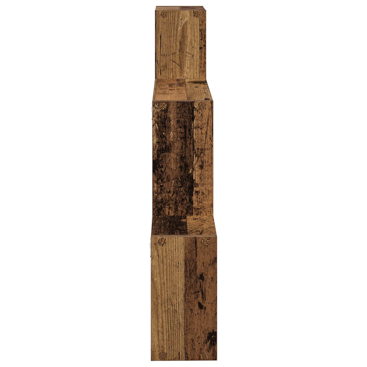 Væghylde Vægmonteret Gammelt træ 91,5 x 15 x 76 cm