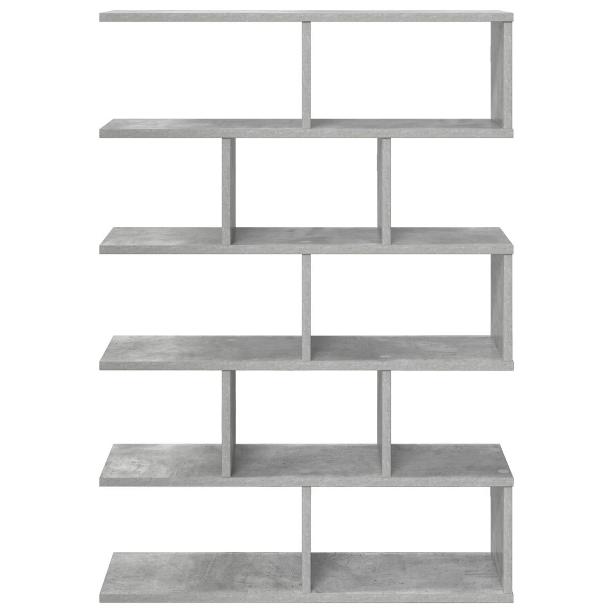 Væghylde Betongrå 70 x 20 x 100 cm Konstrueret træ