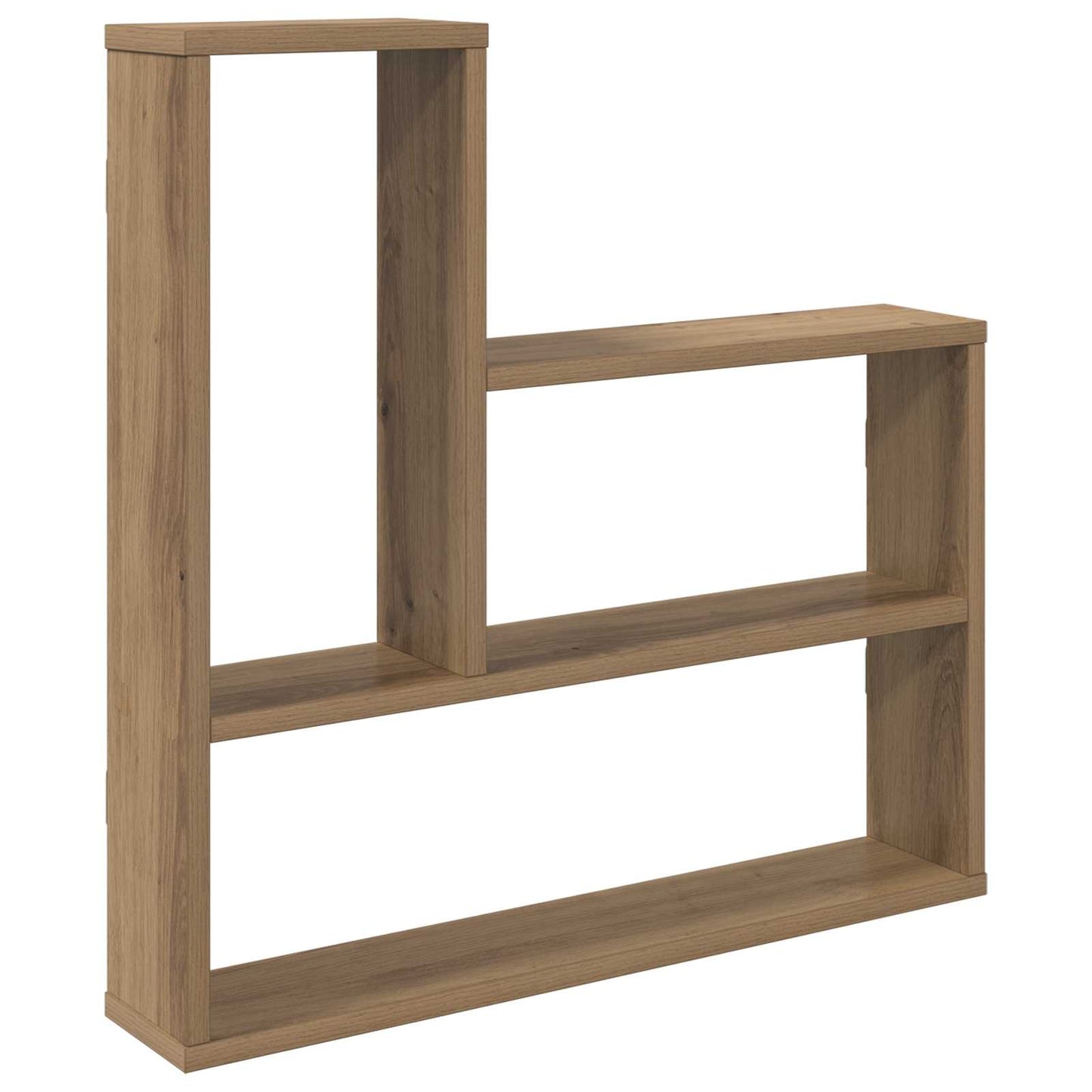 Væghylde Artisan-eg 60 x 11 x 60 cm Konstrueret træ