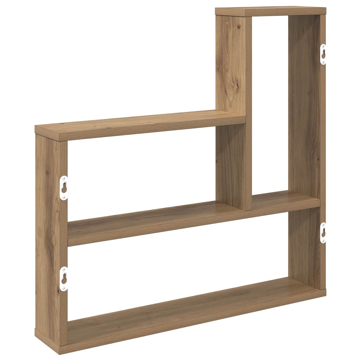 Væghylde Artisan-eg 60 x 11 x 60 cm Konstrueret træ