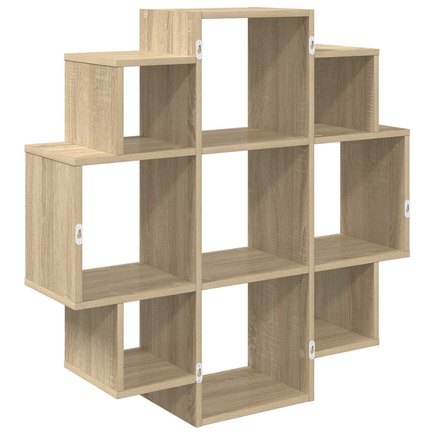 Væghylde Sonoma-eg 90 x 25 x 90 cm Konstrueret træ