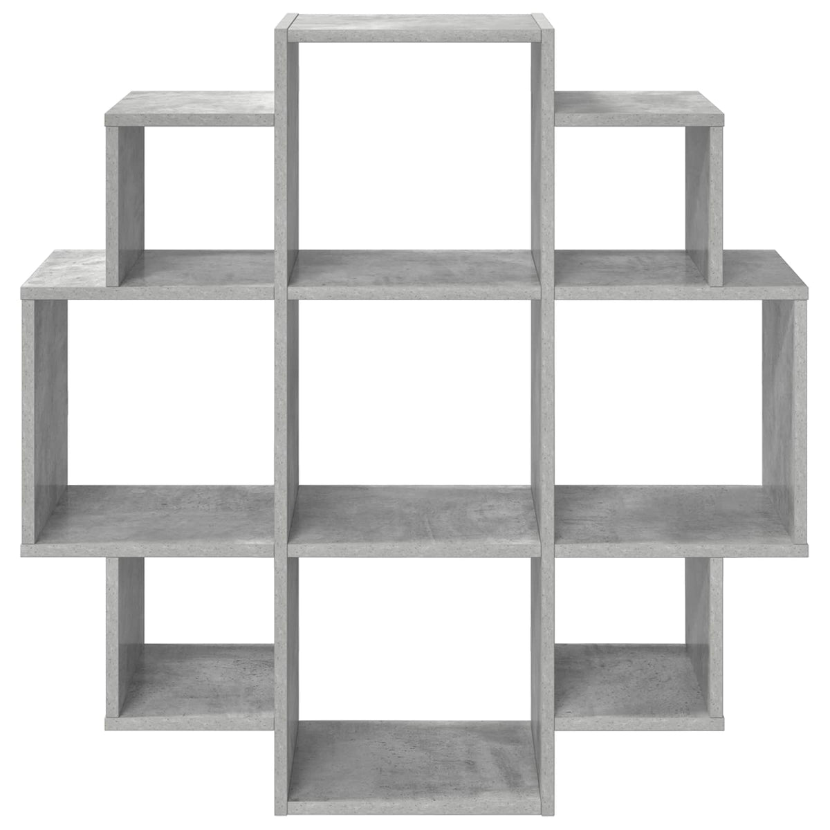 Væghylde Betongrå 90 x 25 x 90 cm Konstrueret træ