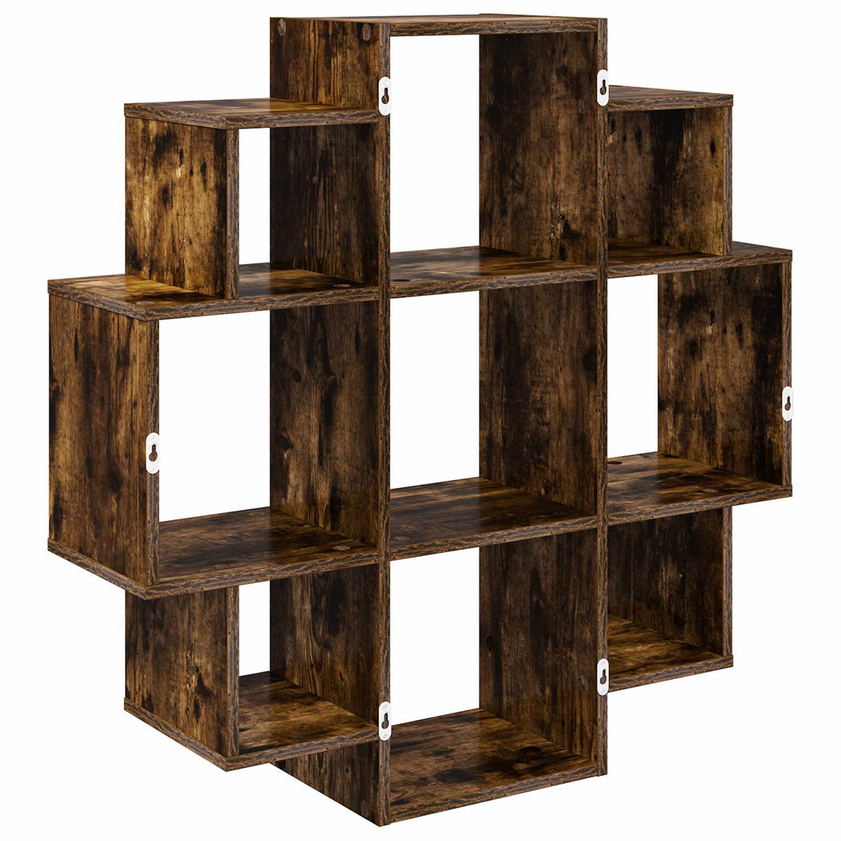 Væghylde Røget eg 90 x 25 x 90 cm Konstrueret træ