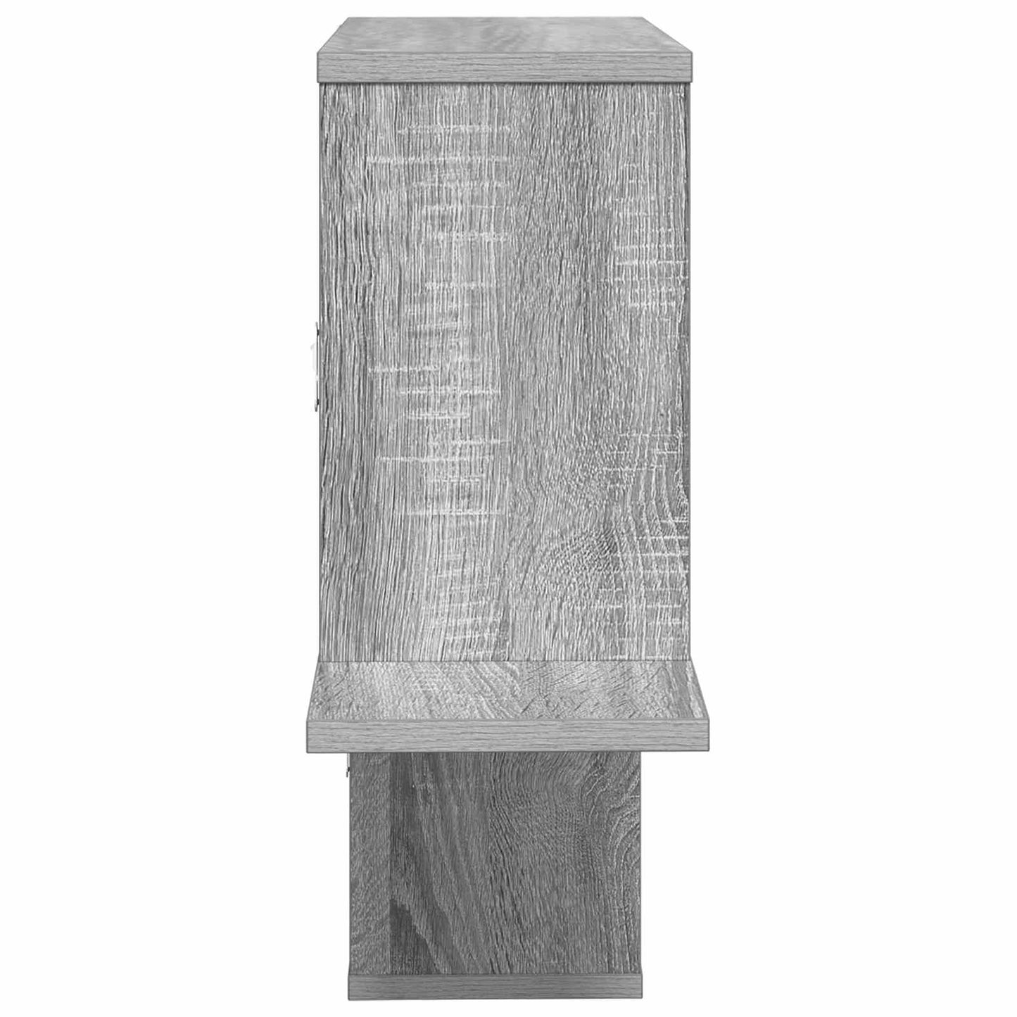 Væghylde Grå Sonoma 122 x 18 x 60 cm Konstrueret træ