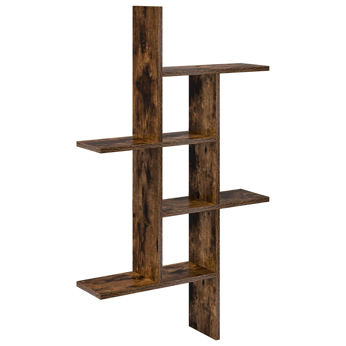 Væghylde Røget eg 61 x 15 x 102 cm Konstrueret træ