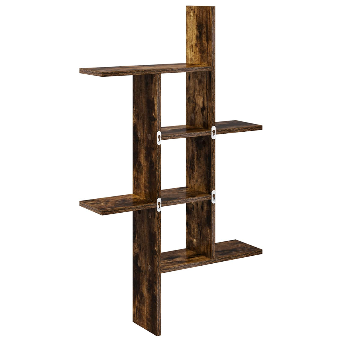 Væghylde Røget eg 61 x 15 x 102 cm Konstrueret træ
