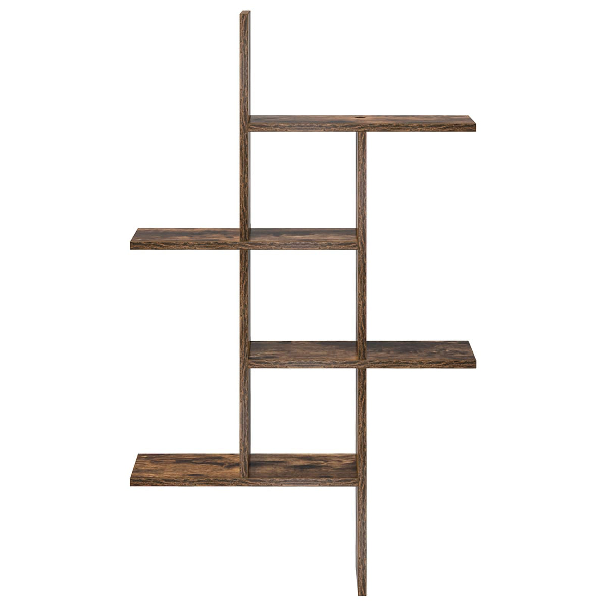 Væghylde Røget eg 61 x 15 x 102 cm Konstrueret træ