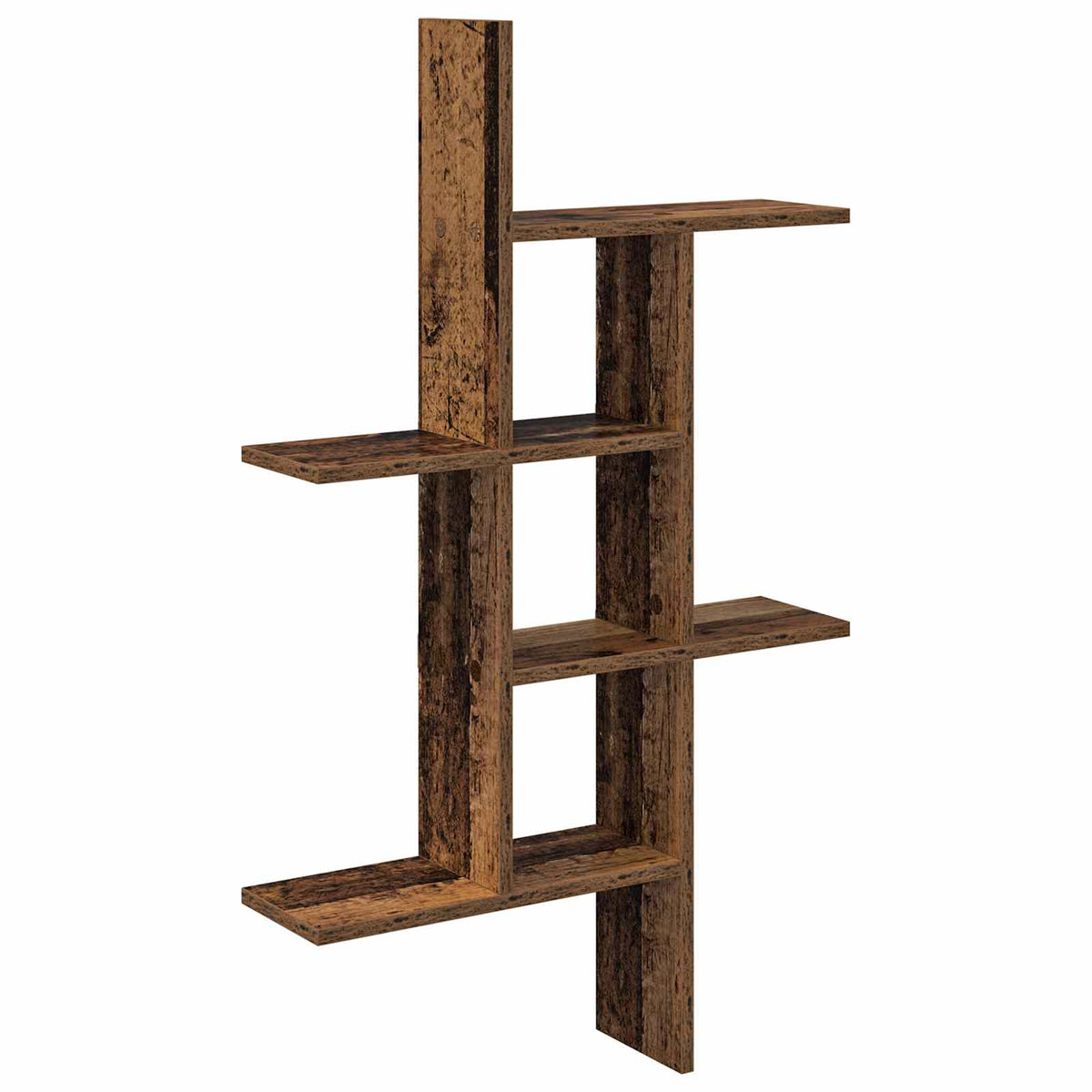 Væghylde Gammelt træ 61 x 15 x 102 cm Konstrueret træ