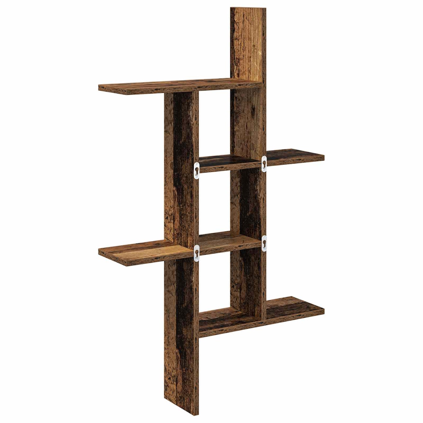 Væghylde Gammelt træ 61 x 15 x 102 cm Konstrueret træ