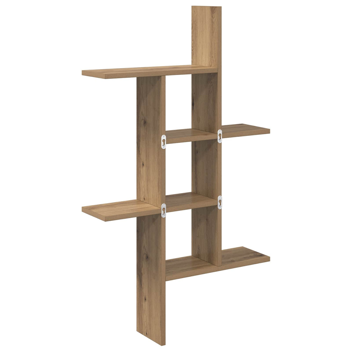 Væghylde Artisan-eg 61 x 15 x 102 cm Konstrueret træ