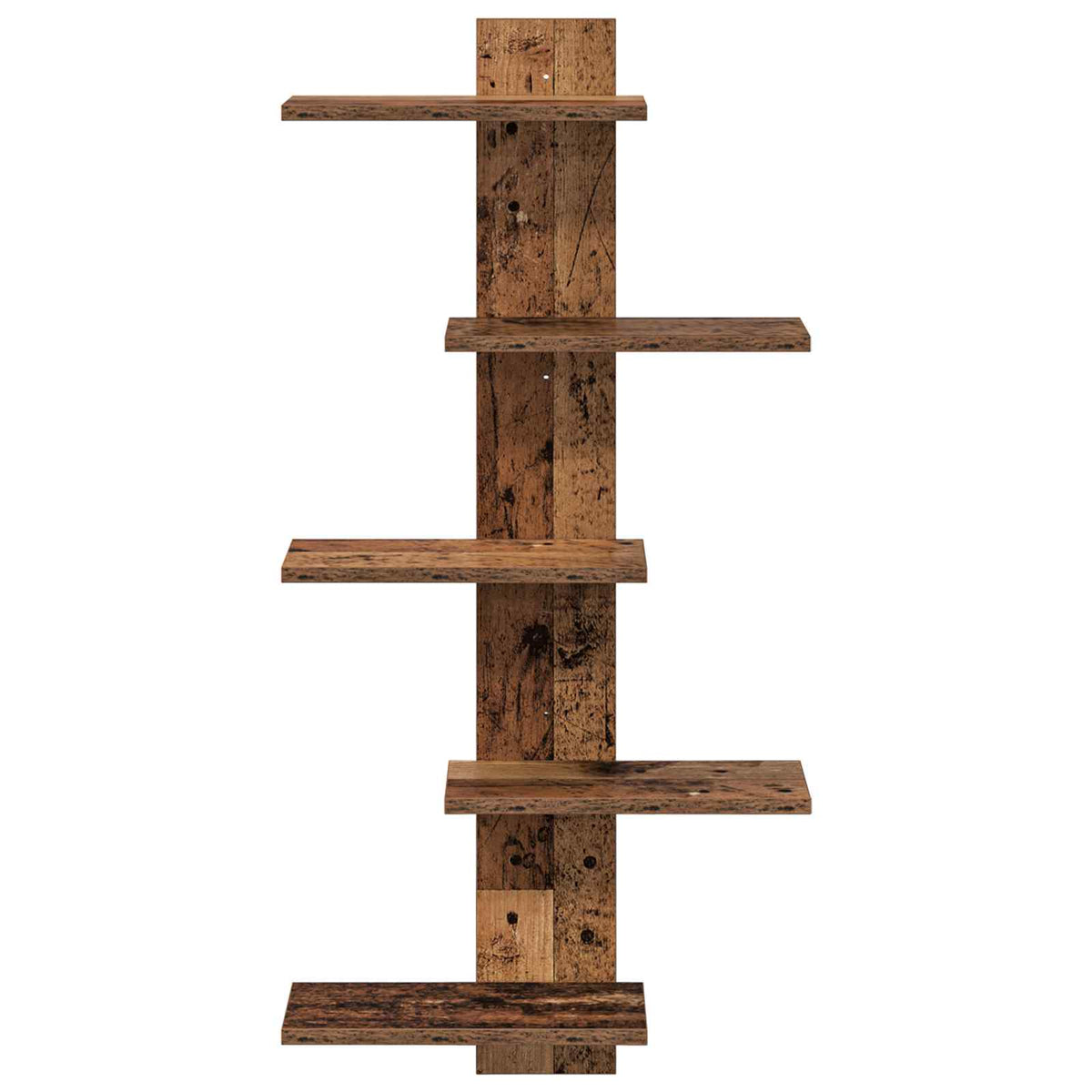 Væghængt Flydende Hylde Gammelt træ 48,5 x 15 x 101 cm