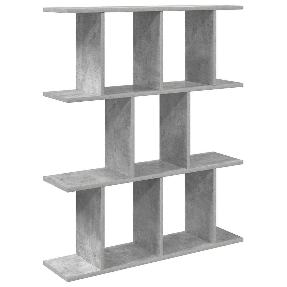 Væghylde Betongrå 102 x 20 x 96 cm Konstrueret træ