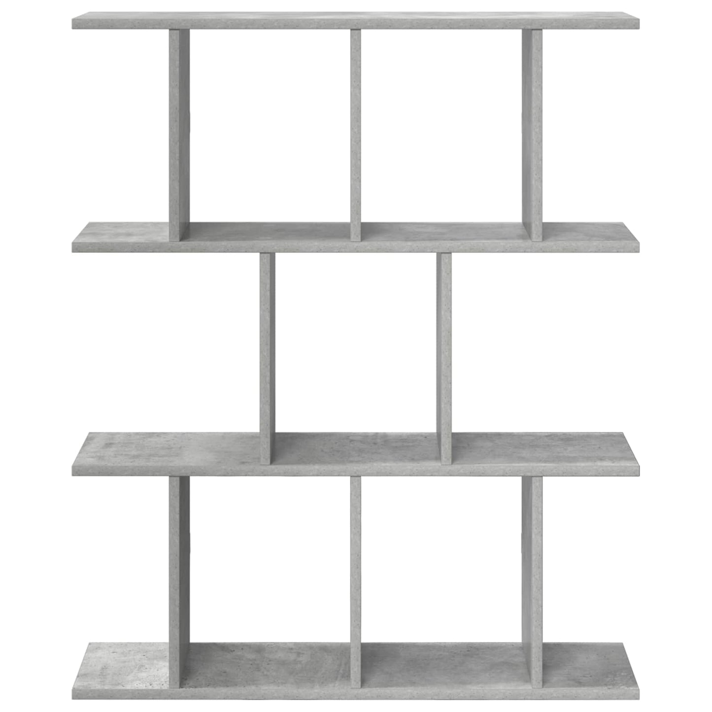 Væghylde Betongrå 102 x 20 x 96 cm Konstrueret træ