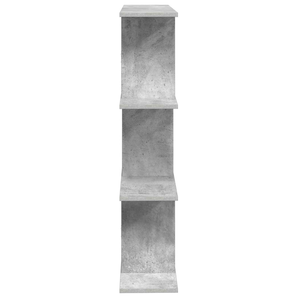 Væghylde Betongrå 102 x 20 x 96 cm Konstrueret træ