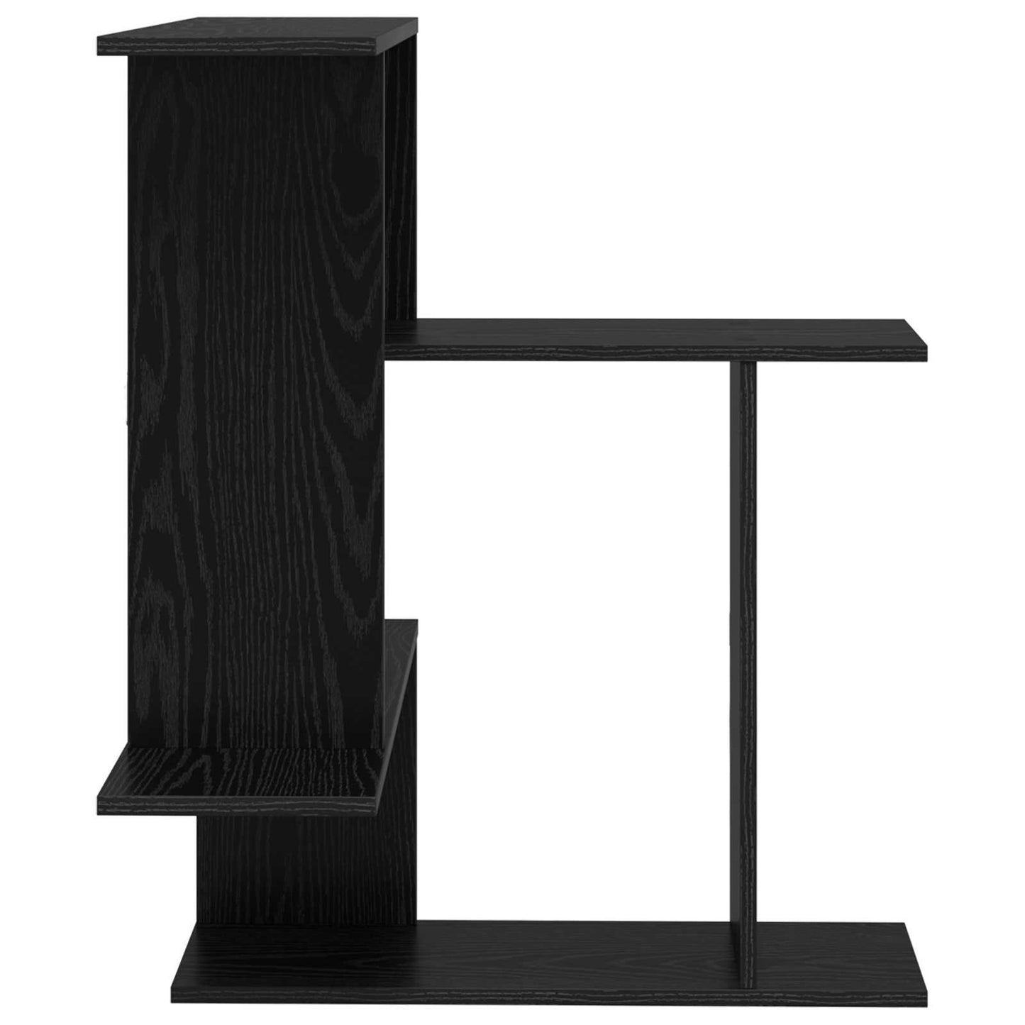 Væghylde Sort eg 67 x 67 x 87 cm Konstrueret træ
