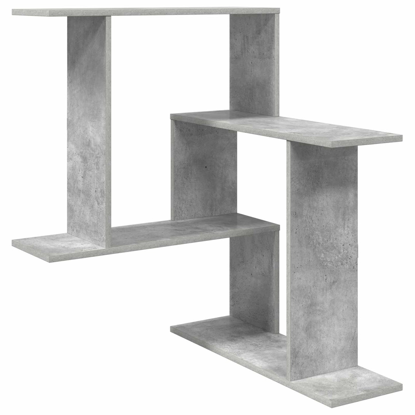 Væghylde Betongrå 67 x 67 x 87 cm Konstrueret træ