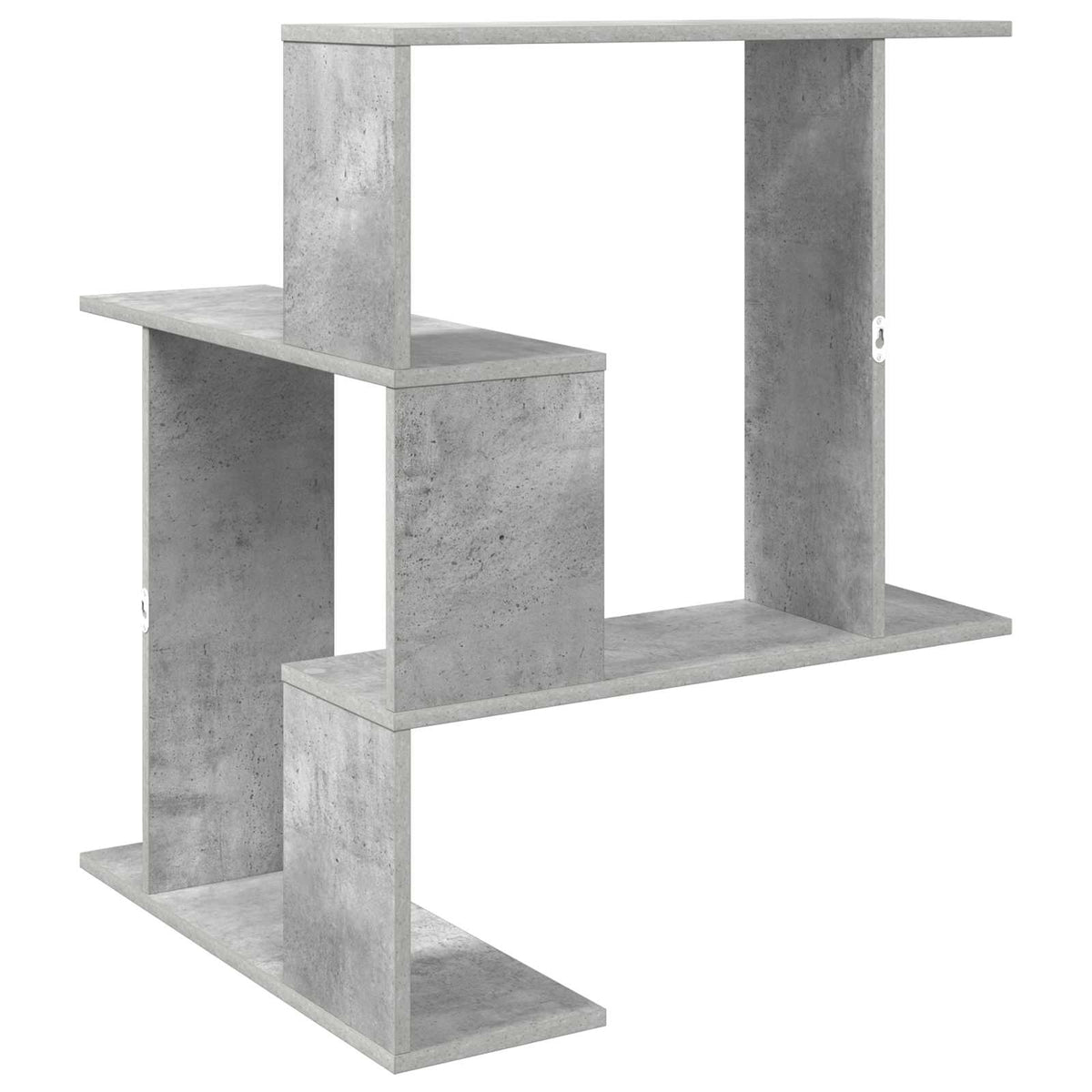 Væghylde Betongrå 67 x 67 x 87 cm Konstrueret træ