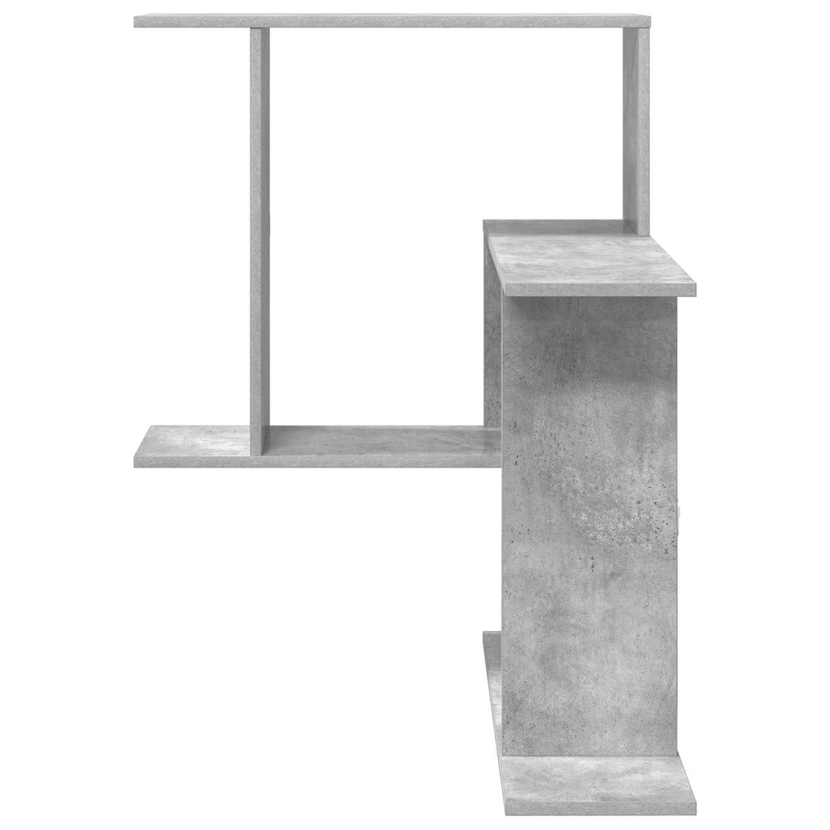 Væghylde Betongrå 67 x 67 x 87 cm Konstrueret træ