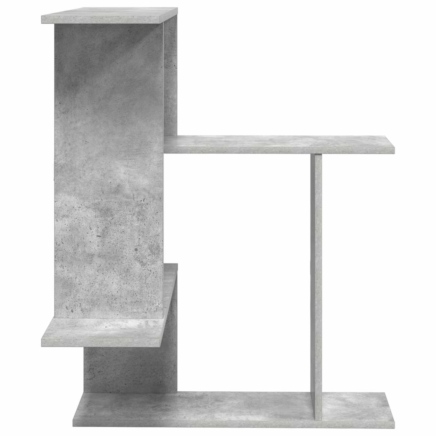 Væghylde Betongrå 67 x 67 x 87 cm Konstrueret træ
