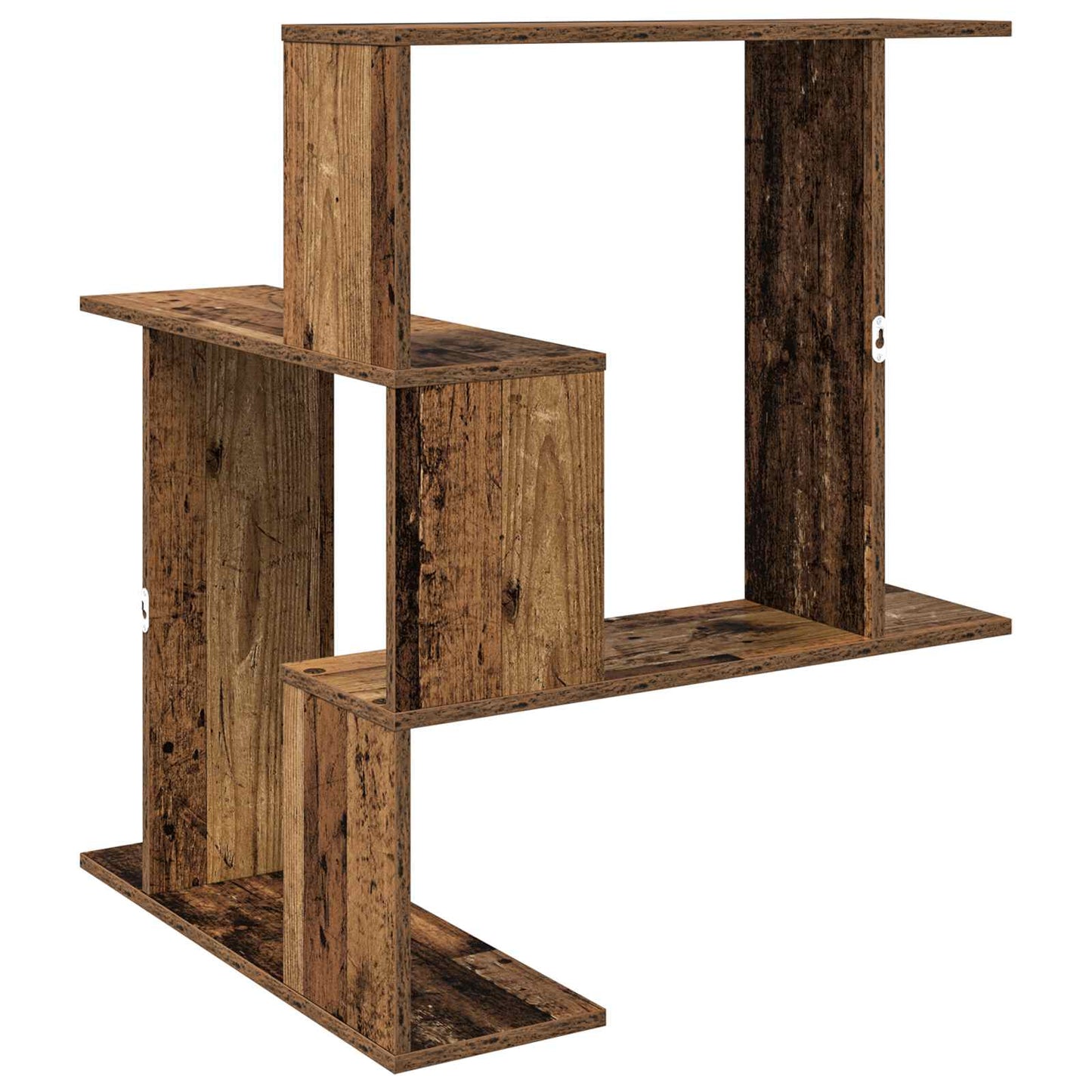 Væghylde Gammelt træ 67 x 67 x 87 cm Konstrueret træ