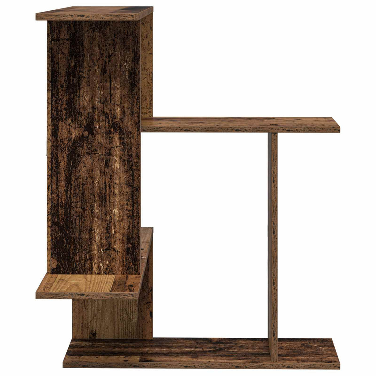 Væghylde Gammelt træ 67 x 67 x 87 cm Konstrueret træ