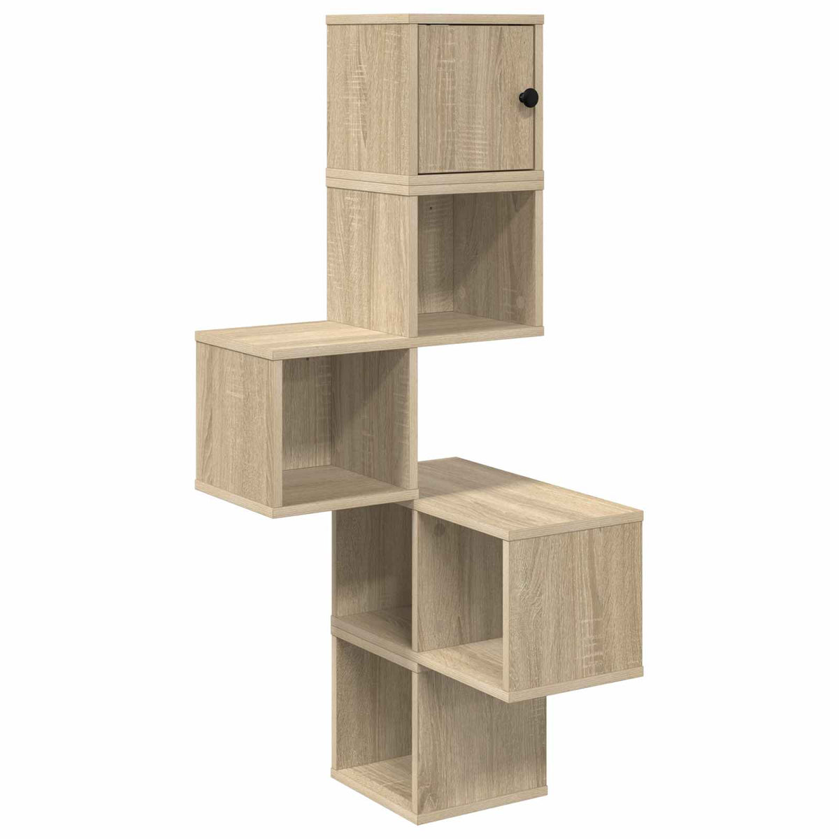Væg Hjørneshylde Sonoma-eg 48 x 48 x 120 cm Konstrueret træ